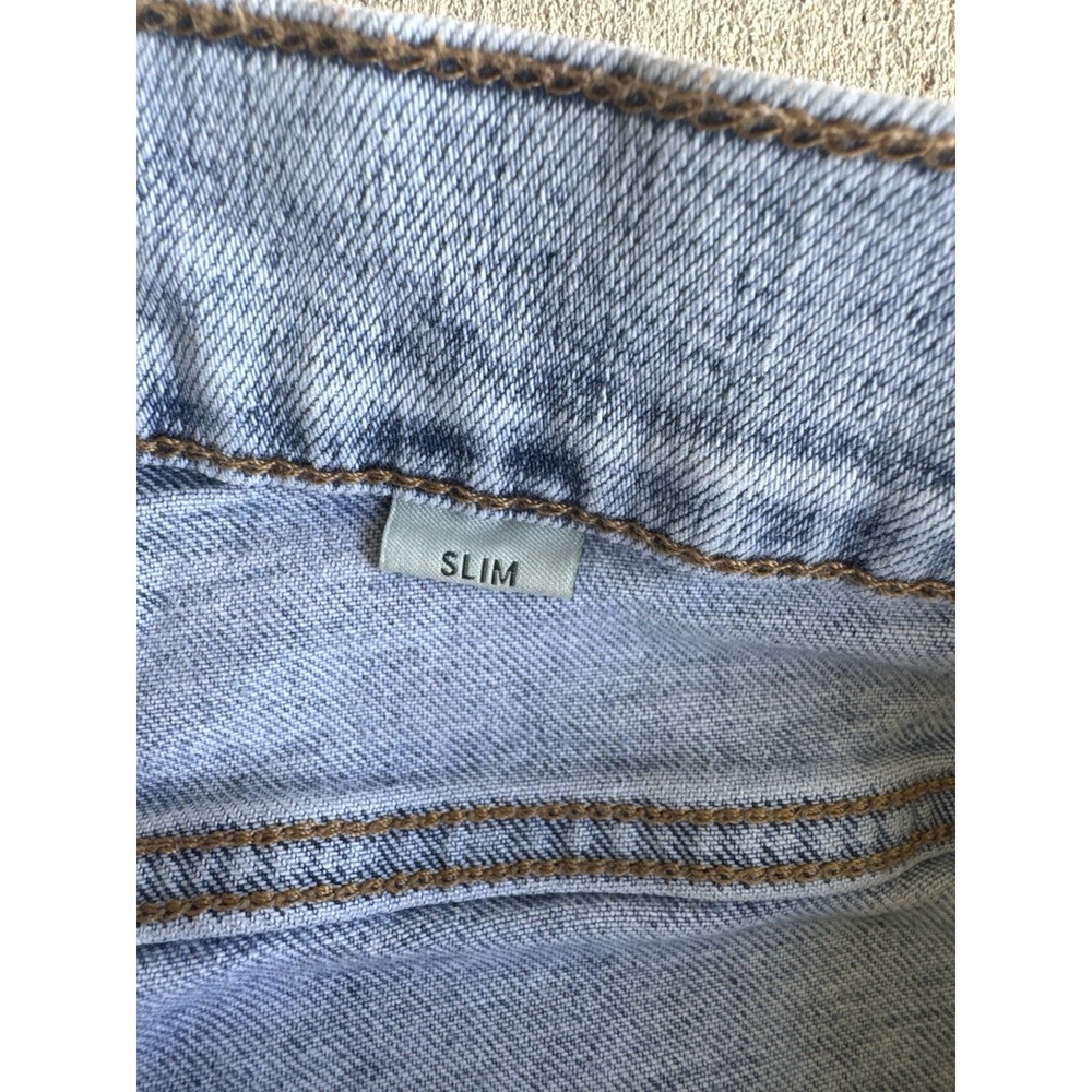 Tecovas Men's Slim Straight Jeans 36x30 Light Blue Stretch Denim Western Ranch - Picture 5 of 13